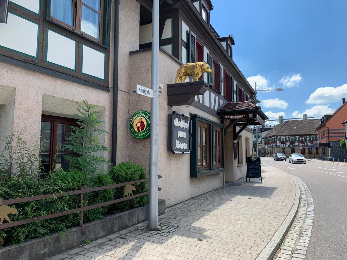 Gasthof Zum Baeren Asperg Exterior foto