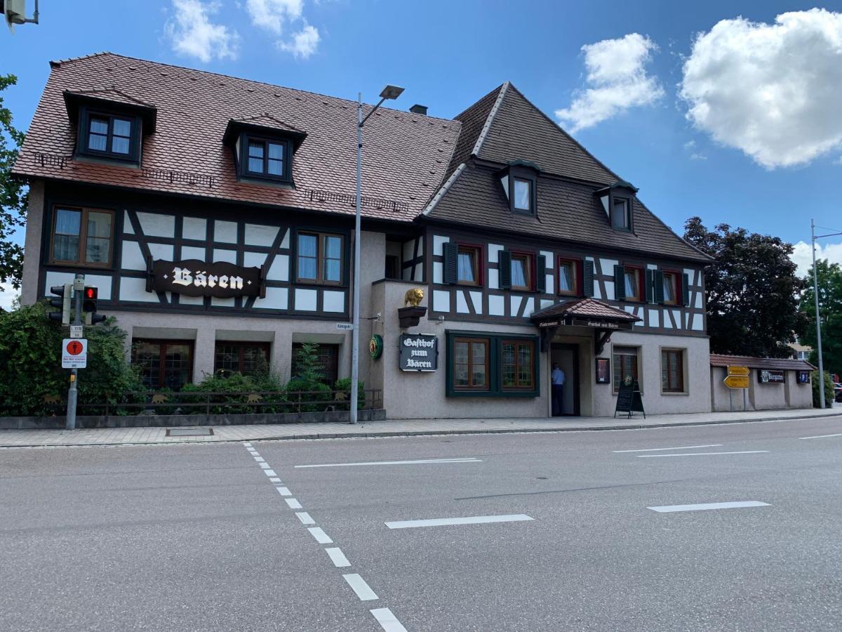 Gasthof Zum Baeren Asperg Exterior foto